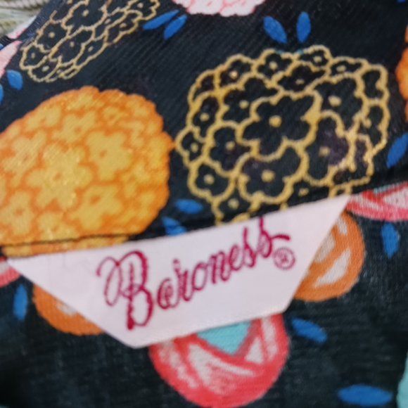 Vintage 1970's 2 piece lounge set pant with cape - Picture 6 of 12